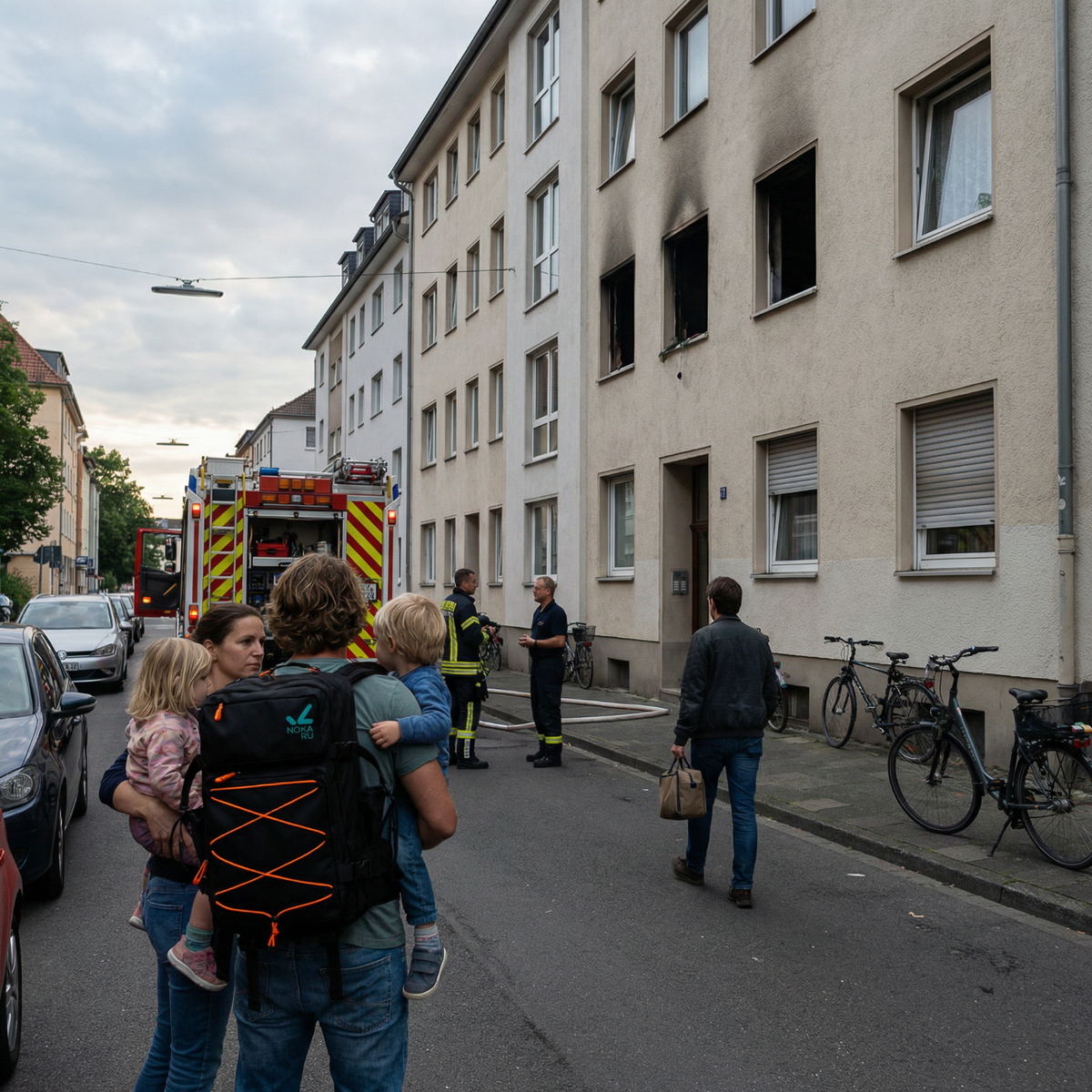 Brand im Haus